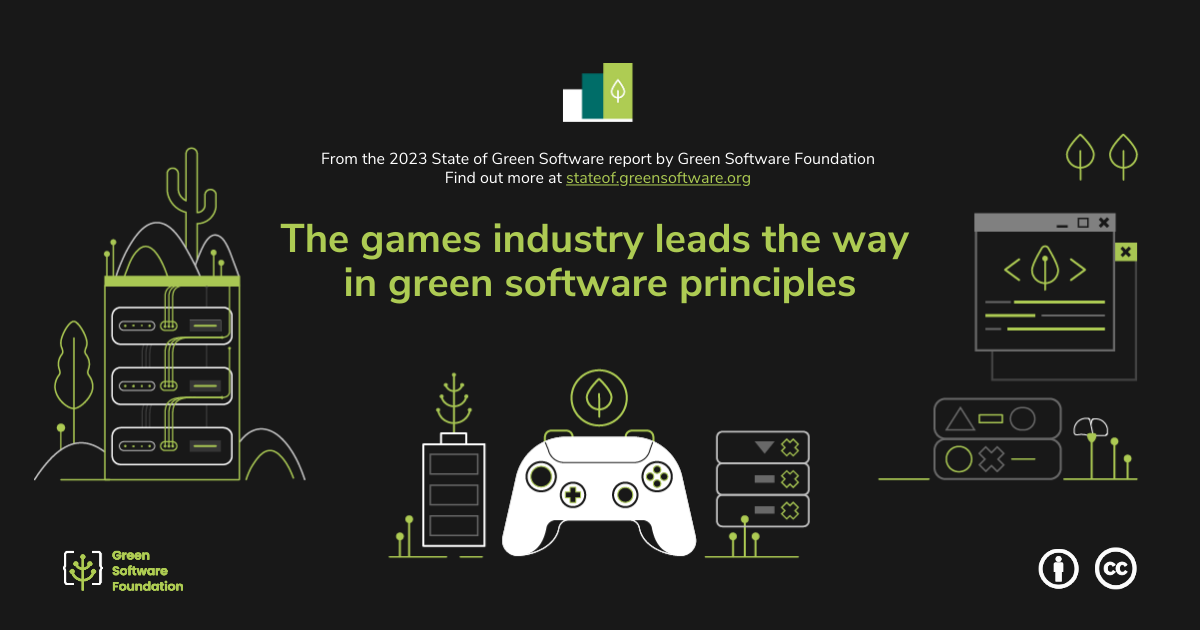 The games industry leads the way in green software principles